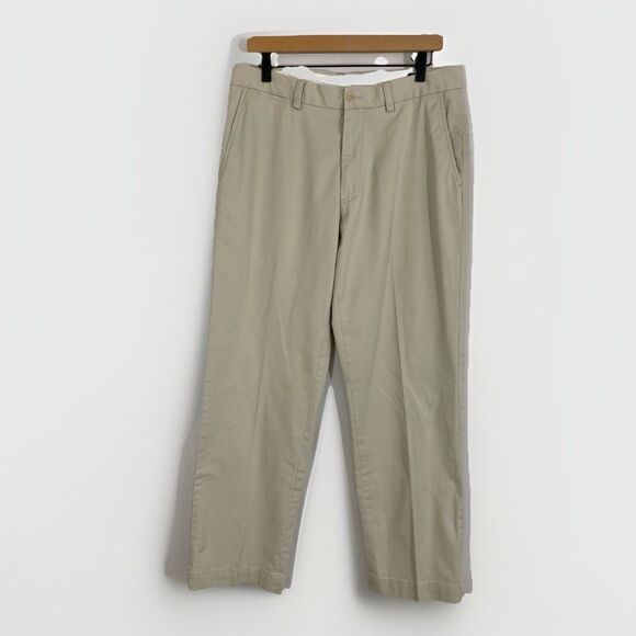 Polo Ralph Lauren Men’s 33x30 Tan Stretch Classic Fit Chino Pants Preppy - Picture 1 of 13